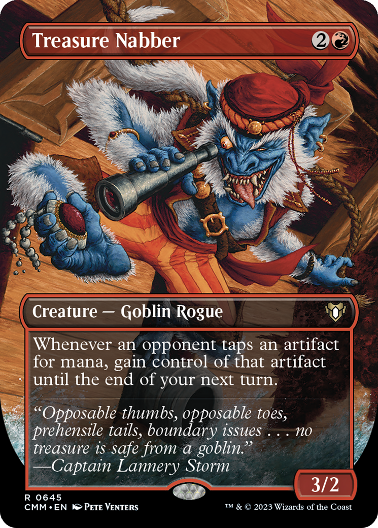 Treasure Nabber (CMM-645) - Commander Masters (Borderless) Foil