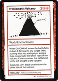 Problematic Volcano (CMB1-060) - Mystery Booster Playtest Cards 2021