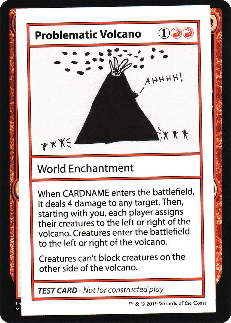 Problematic Volcano (CMB1-060) - Mystery Booster Playtest Cards 2021