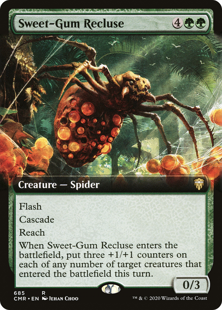 Sweet-Gum Recluse (CMR-685) - Commander Legends: (Extended Art)