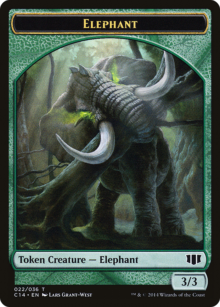 Elephant (C14-022) - Commander 2014 Tokens