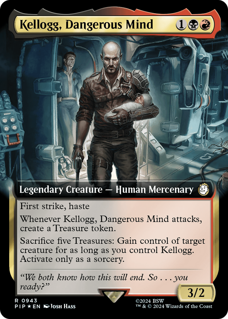Kellogg, Dangerous Mind (PIP-943) - Fallout: (Extended Art) Foil