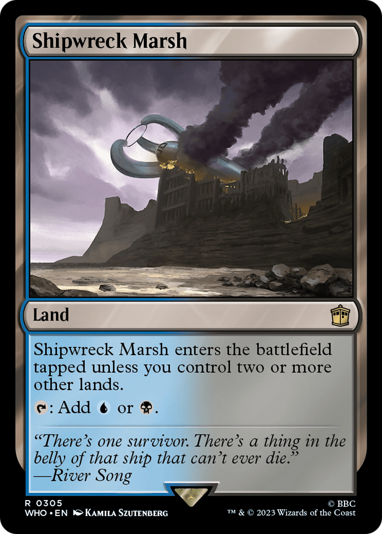 Shipwreck Marsh (WHO-305) - Doctor Who Foil