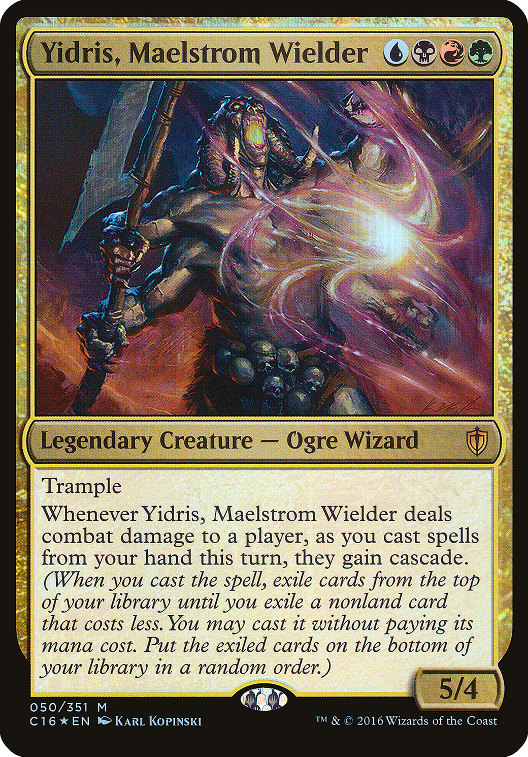 Yidris, Maelstrom Wielder (OVER-050) - Commander 2016 Oversized Foil