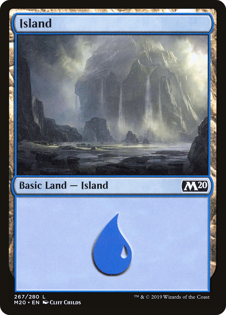 Island (M20-267) - Core Set 2020 Foil