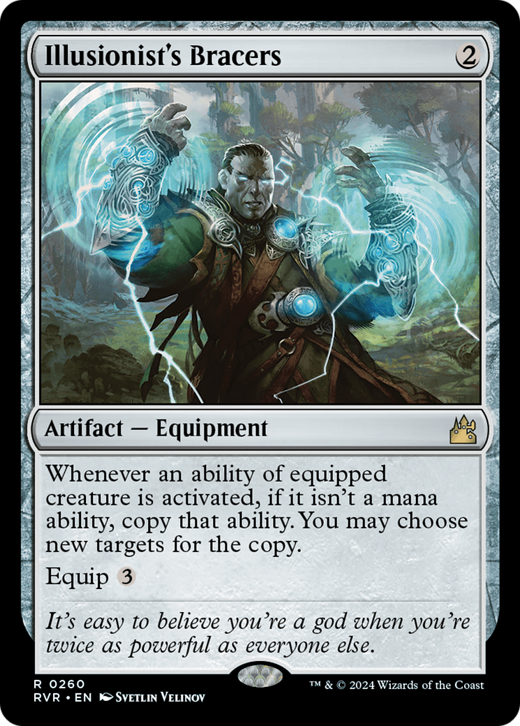 Illusionist's Bracers (RVR-260) - Ravnica Remastered Foil
