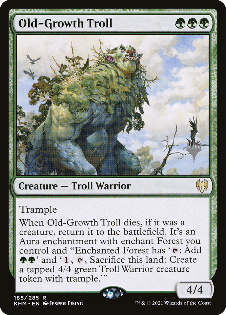 Old-Growth Troll (PPKHM-185P) - Kaldheim Promos