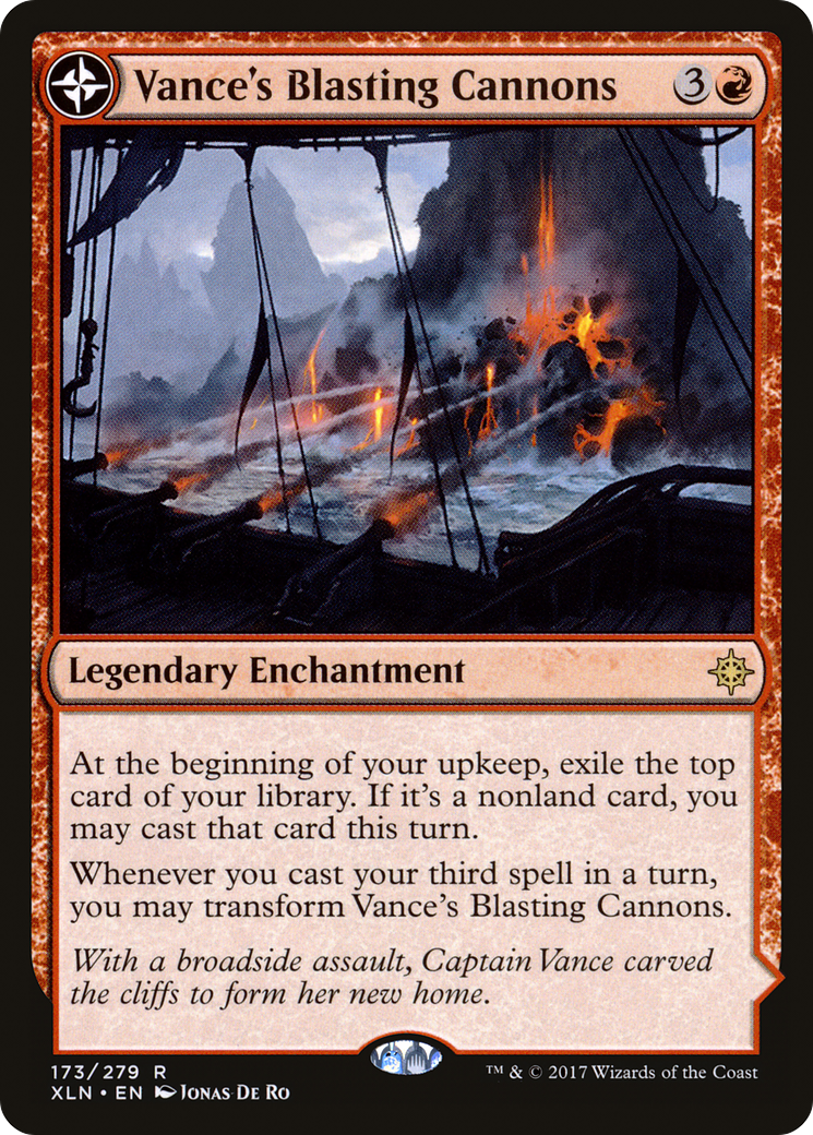 Vance's Blasting Cannons // Spitfire Bastion (XLN-173) - Ixalan: (compasslanddfc)