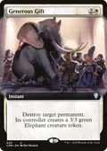 Generous Gift (CMR-620) - Commander Legends: (Extended Art)