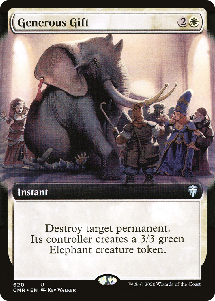 Generous Gift (CMR-620) - Commander Legends: (Extended Art)