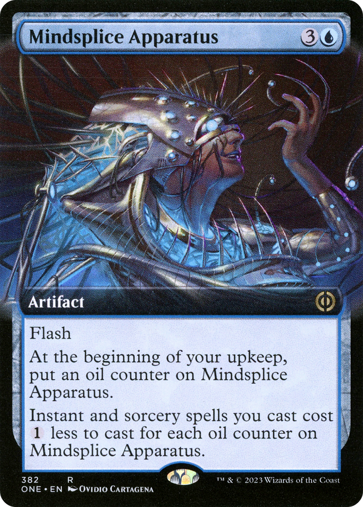 Mindsplice Apparatus (ONE-382) - Phyrexia: All Will Be One: (Extended Art) Foil