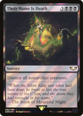 Their Name Is Death (40K-062) - Warhammer 40,000 Commander Foil