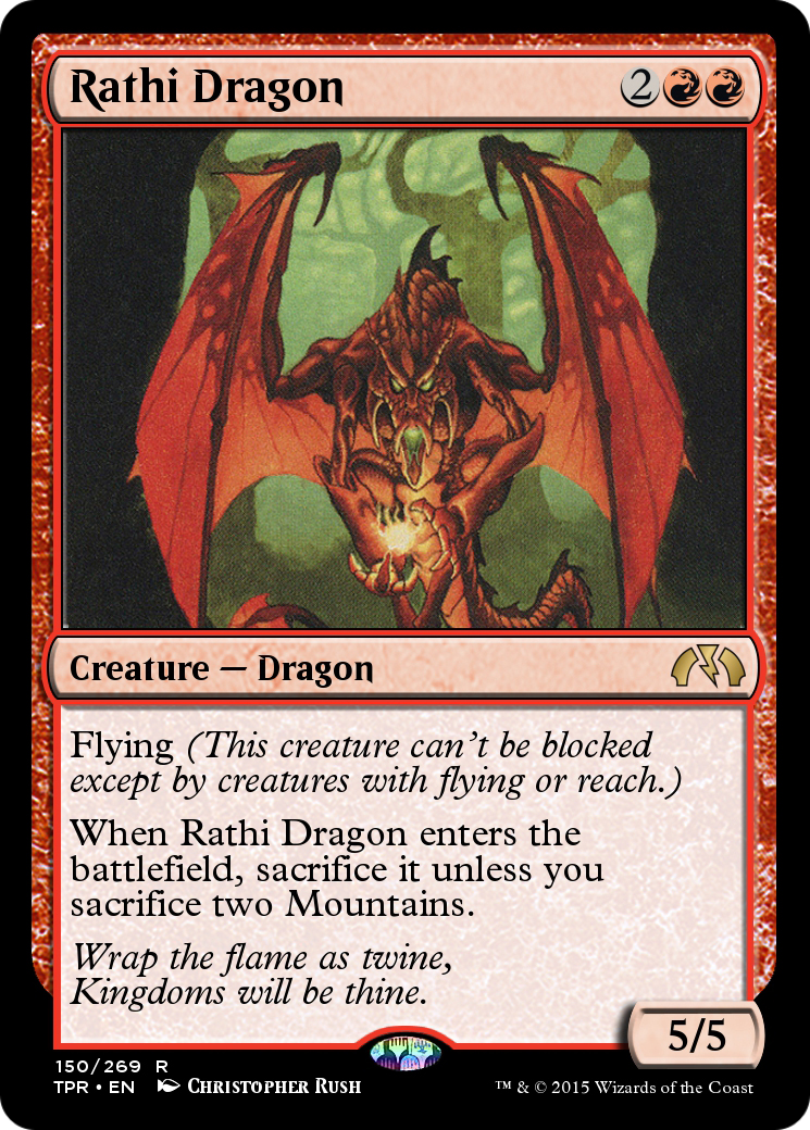 Rathi Dragon (9ED-) - Tempest Remastered Foil