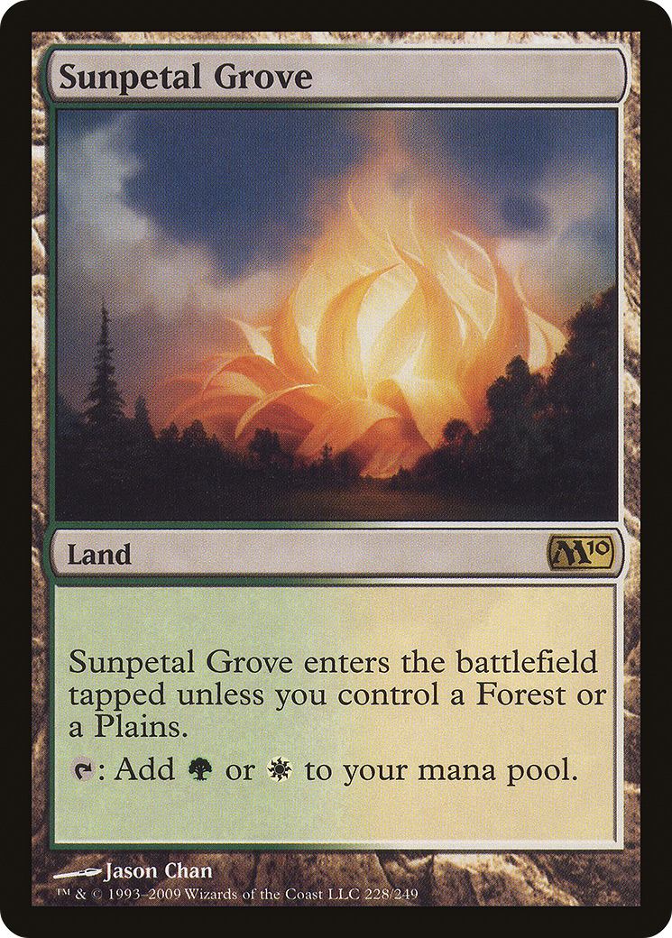 Sunpetal Grove (M10-228) - Magic 2010 Foil