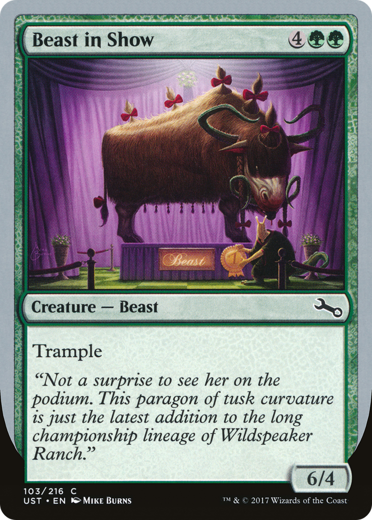 Beast in Show (UST-103D) - Unstable Foil