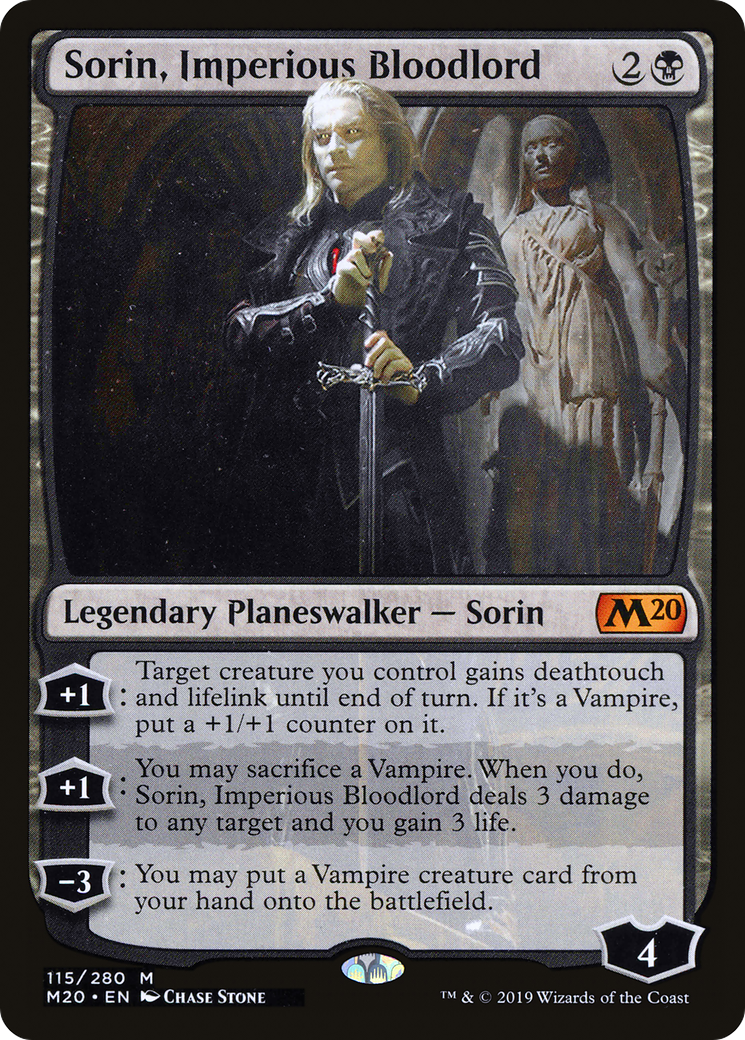Sorin, Imperious Bloodlord (M20-115) - Core Set 2020 Foil