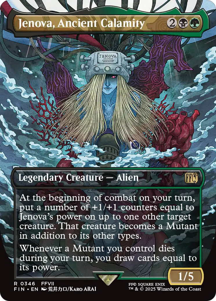 Jenova, Ancient Calamity (FIN-346) - FINAL FANTASY (Borderless) Foil