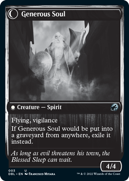 Beloved Beggar // Generous Soul (DBL-003) - Innistrad: Double Feature: (Double Faced Transform)