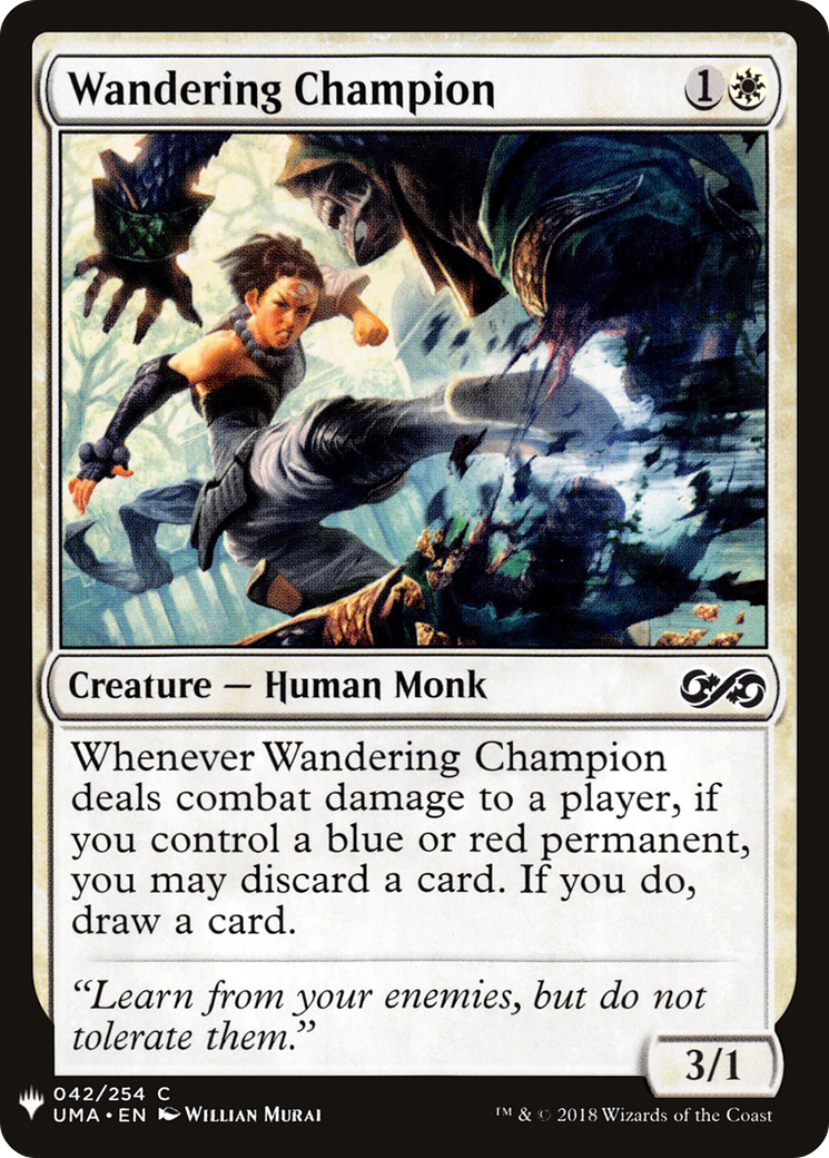 Wandering Champion (LIST-UMA-42) - The List