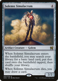 Solemn Simulacrum (DDU-062) - Duel Decks: Elves vs. Inventors
