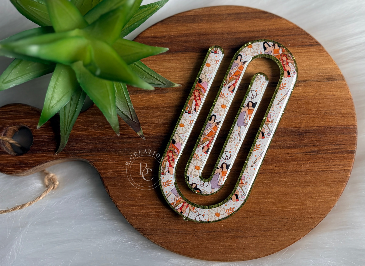 90s spice, Glitter jumbo paperclip