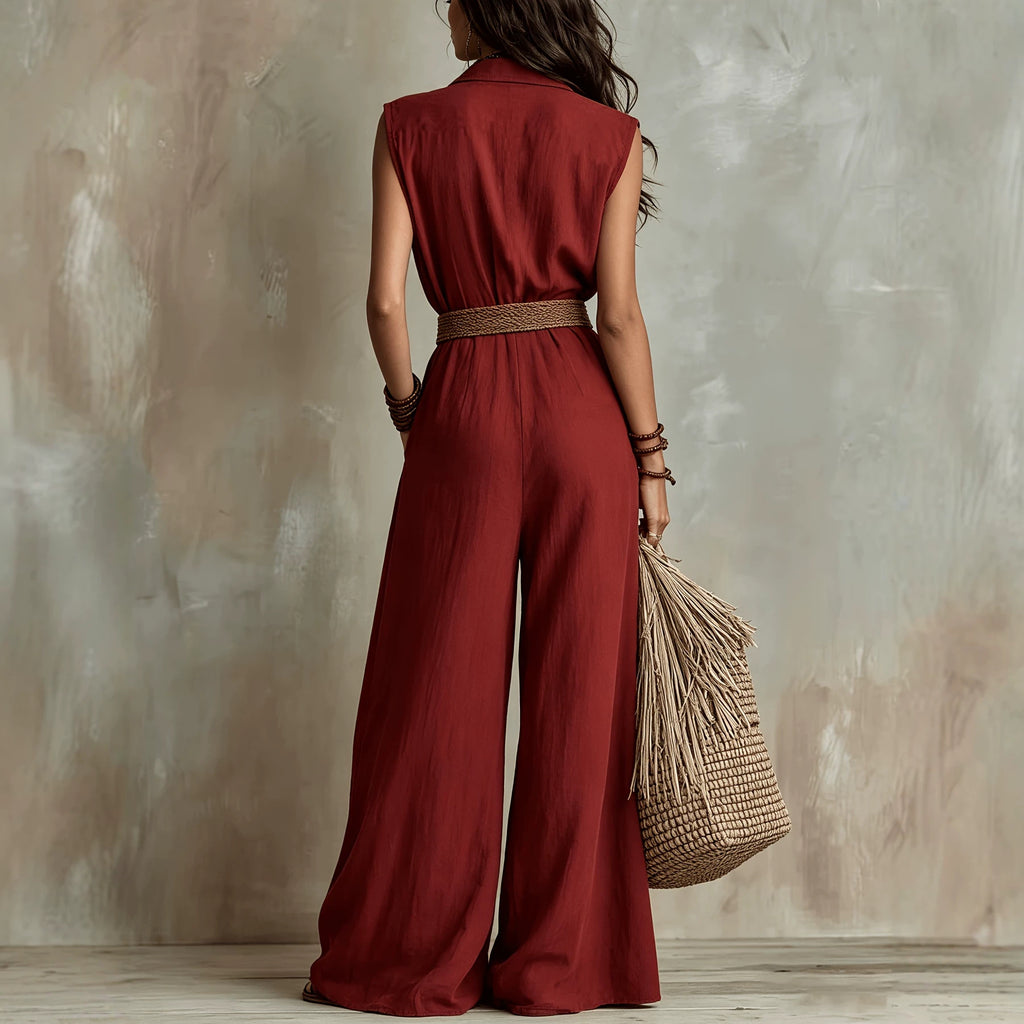 Sleeveless jumpsuit