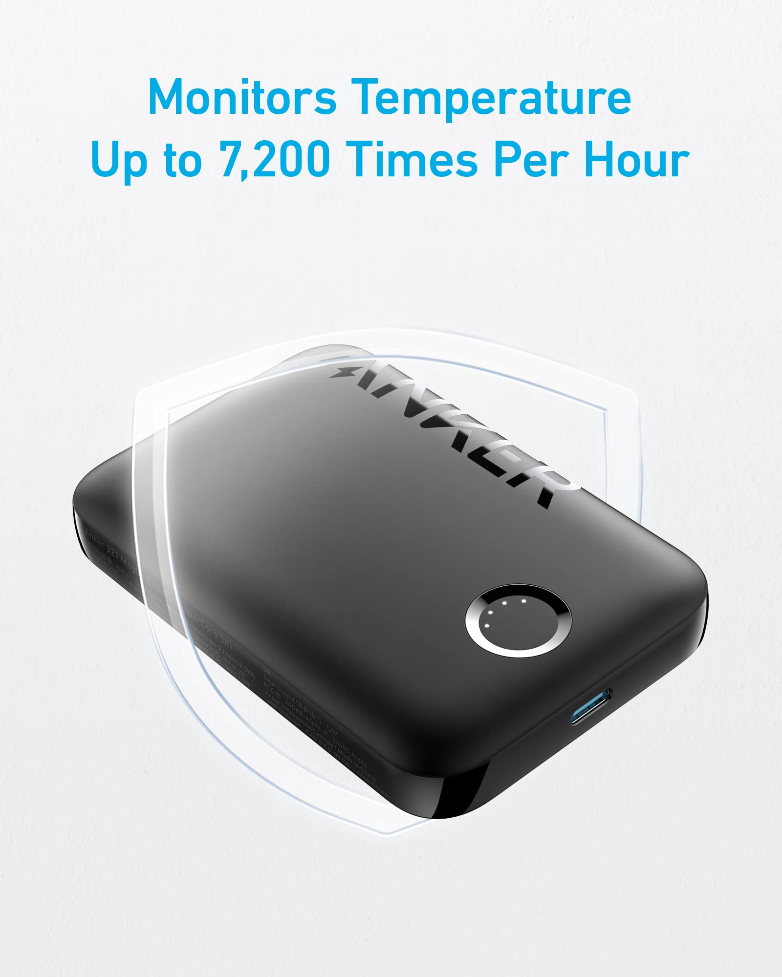 Anker <b>321</b> MagGo Battery (PowerCore Magnetic 5K)