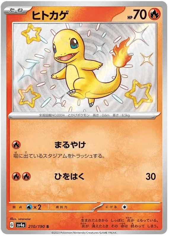 Charmander (210/190) [Shiny Treasure ex]