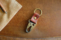 Leather Key Clip N2 - Handmade Full-Grain Leather | Yarets Leather