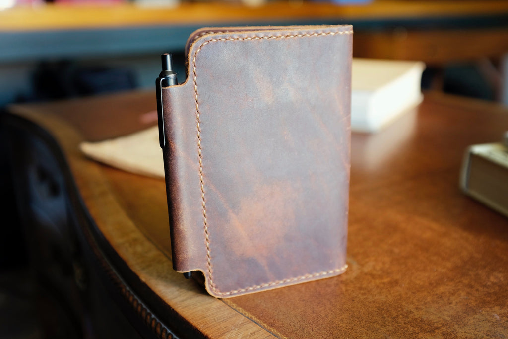 Pathfinder Field Note Case - Handmade Full-Grain Leather | Yarets Leather