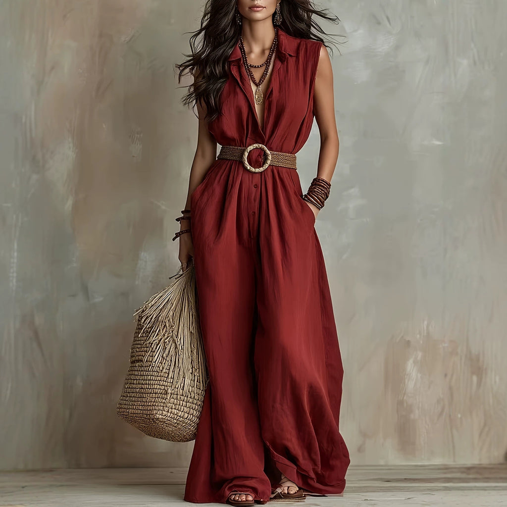 Sleeveless jumpsuit