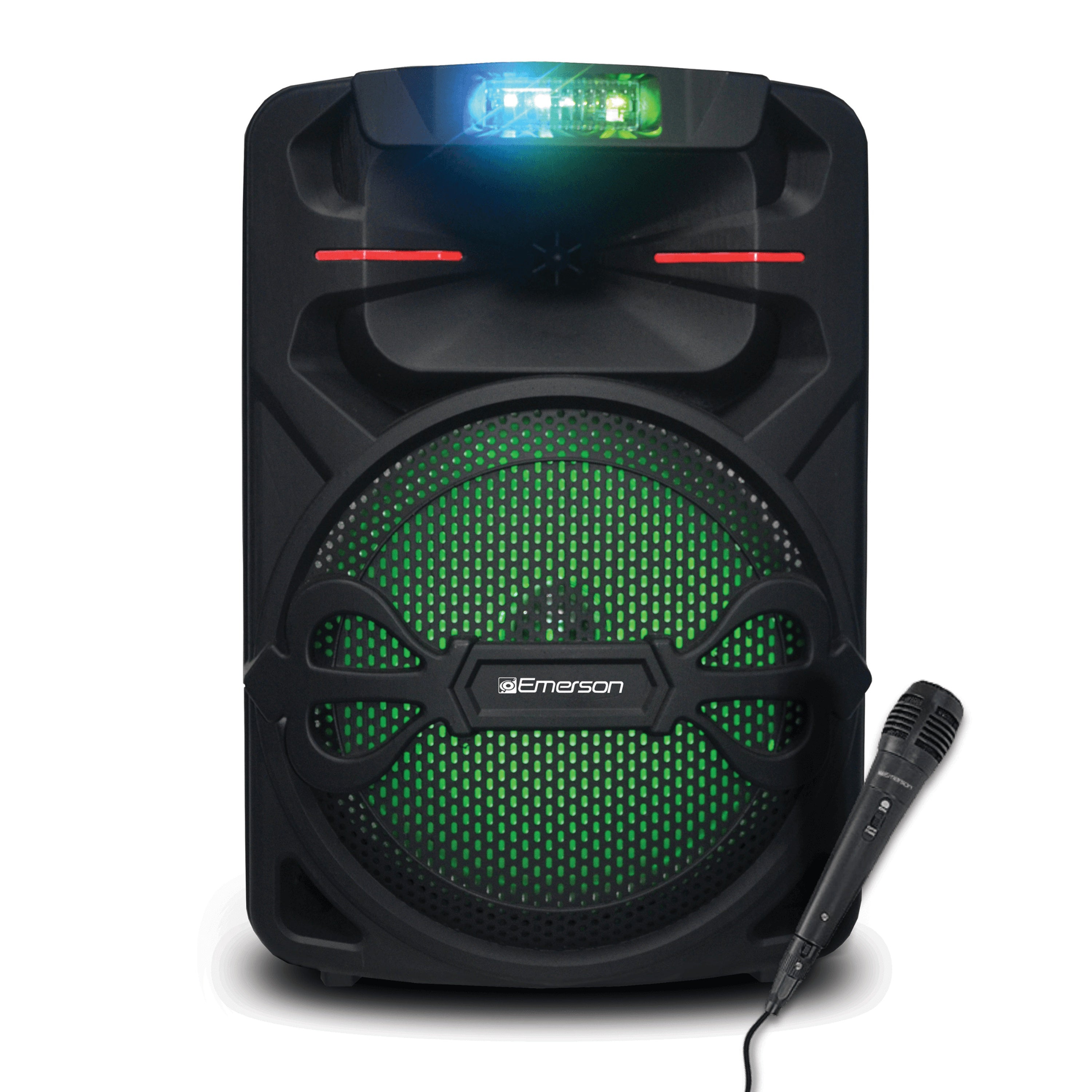 Portable 12" Bluetooth Party Speaker with Disco Lights