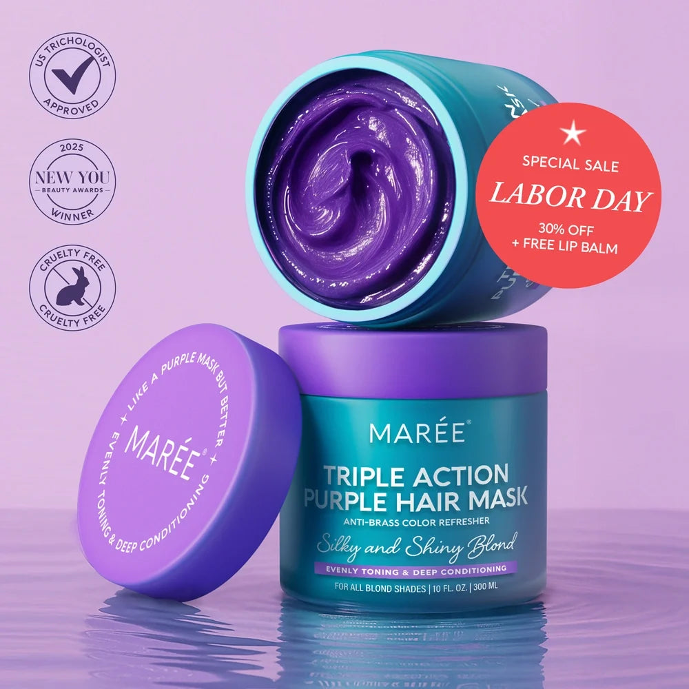 Purple Mask for Blonde Hair