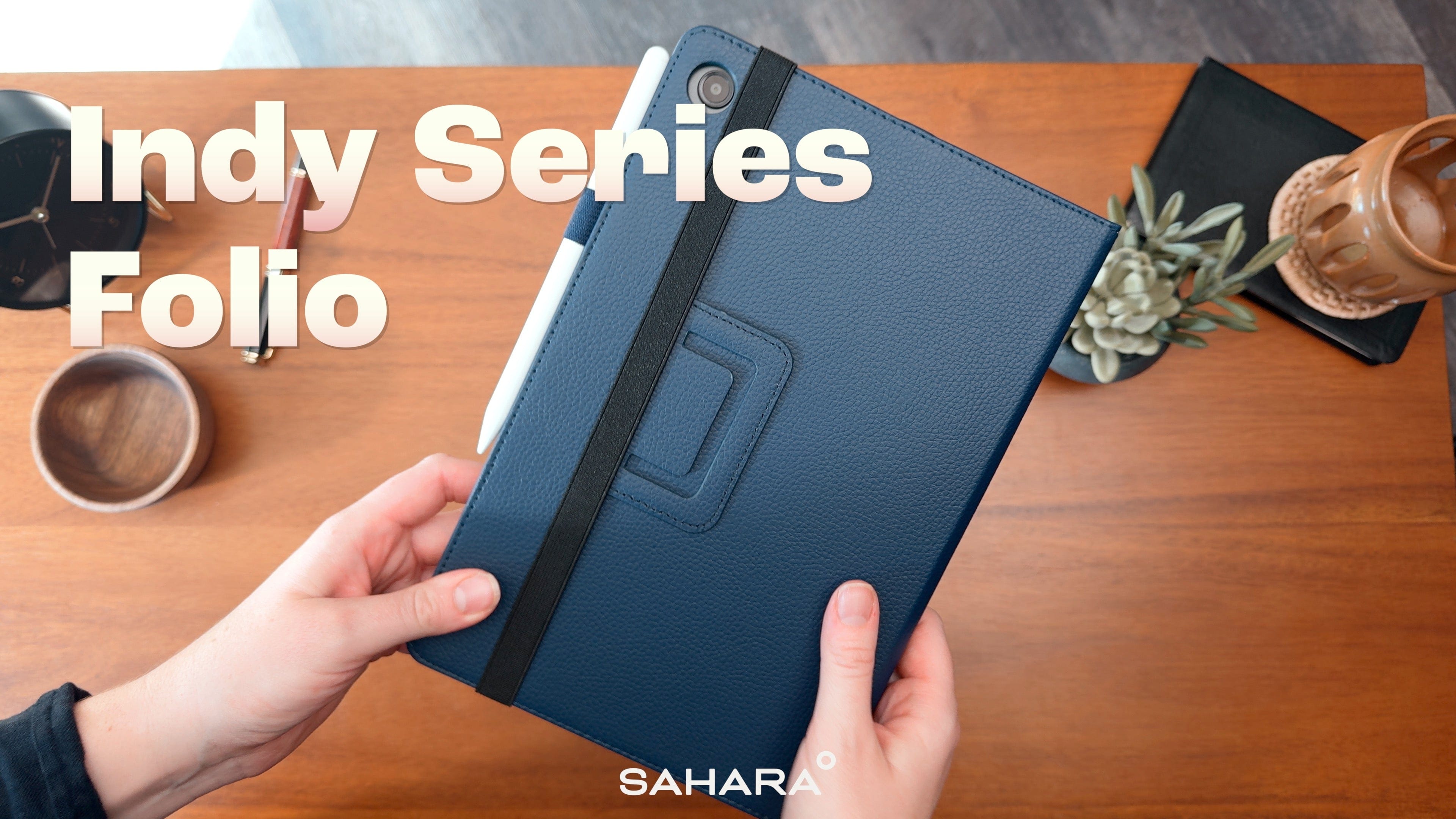 Samsung Galaxy Tab A11+ / A9+ Case - Bi-Fold Folio, Hand Strap | Indy Series