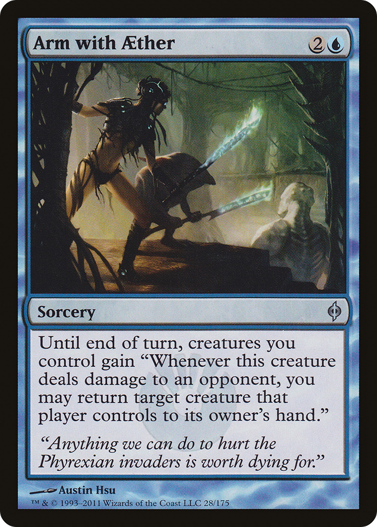 Arm with Aether (NPH-028) - New Phyrexia Foil