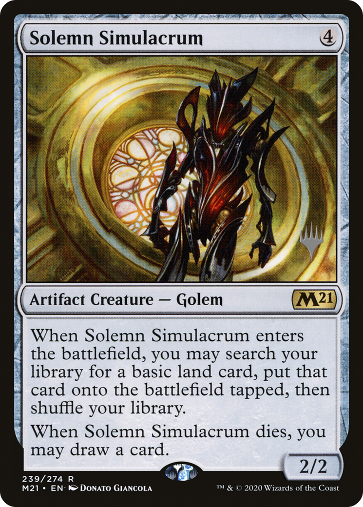 Solemn Simulacrum (PPM21-239P) - Core Set 2021 Promos
