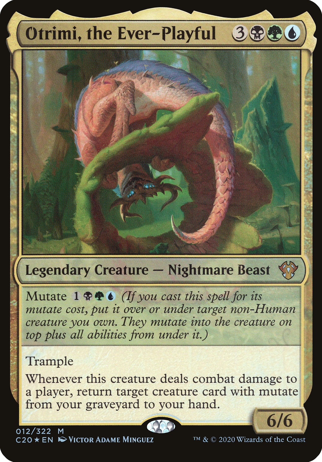 Otrimi, the Ever-Playful (OVER-012) - Commander 2020 Oversized Foil