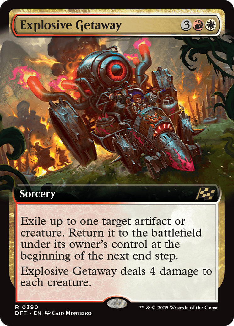 Explosive Getaway (DFT-390) - Aetherdrift: (Extended Art)