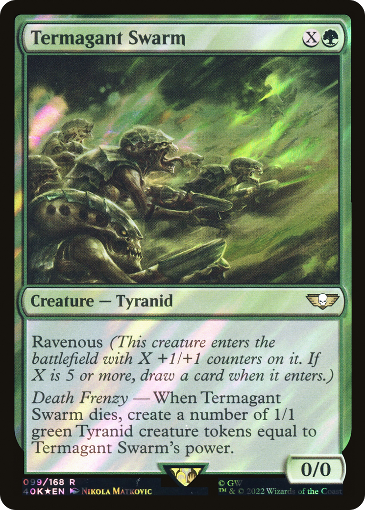 Termagant Swarm (40K-099) - Warhammer 40,000 Commander Foil