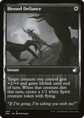 Blessed Defiance (DBL-005) - Innistrad: Double Feature Foil