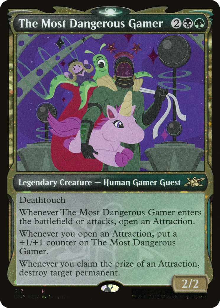 The Most Dangerous Gamer (UNF-517) - Unfinity: (Showcase) Foil