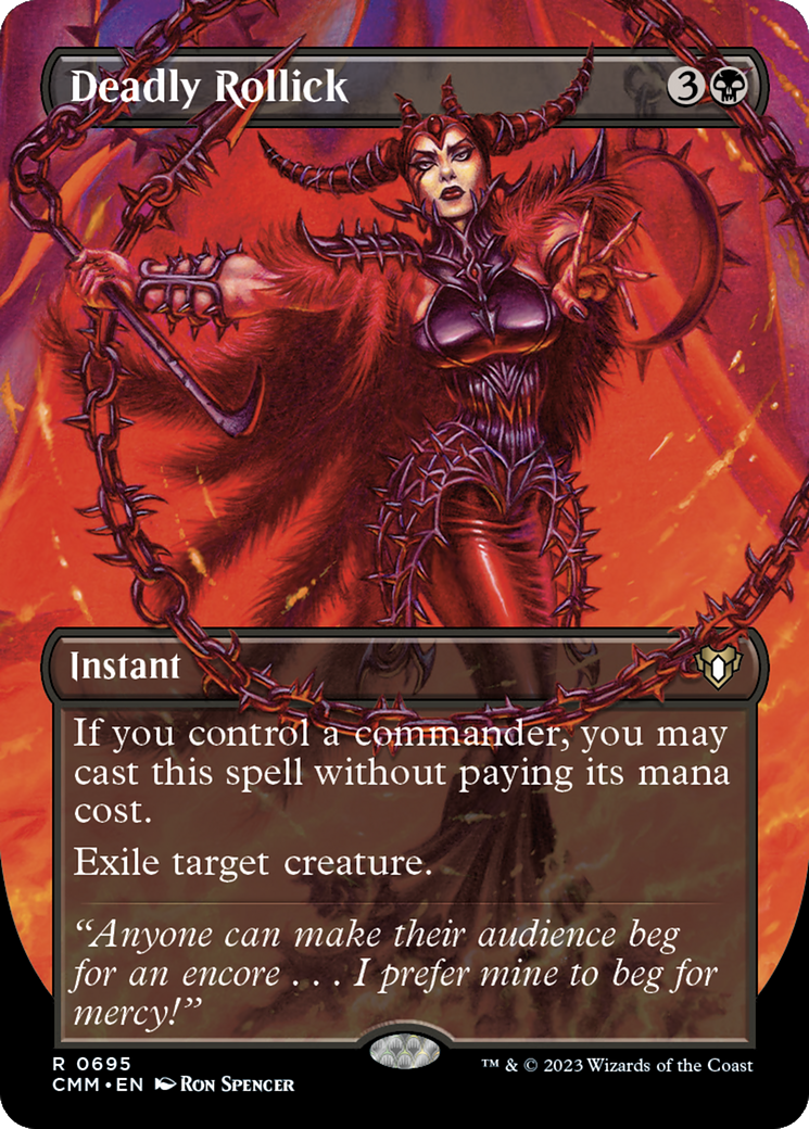Deadly Rollick (CMM-695) - Commander Masters (Borderless)