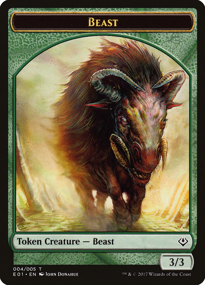 Beast (AC2-004) - Archenemy: Nicol Bolas Tokens