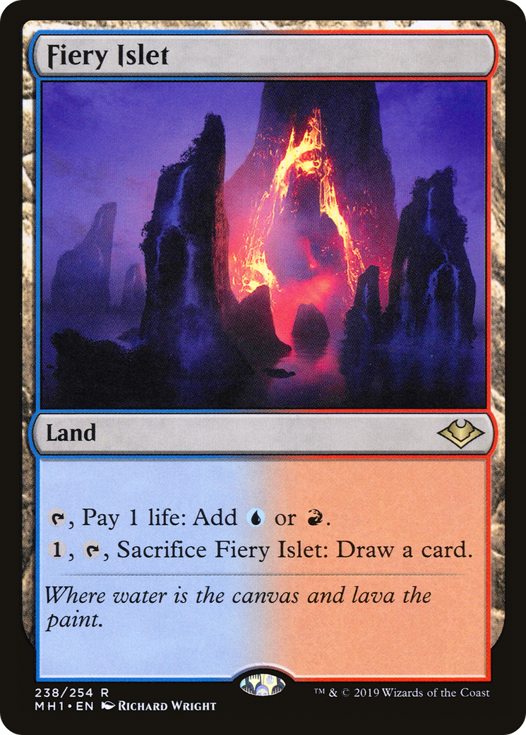 Fiery Islet (MH1-238) - Modern Horizons Foil