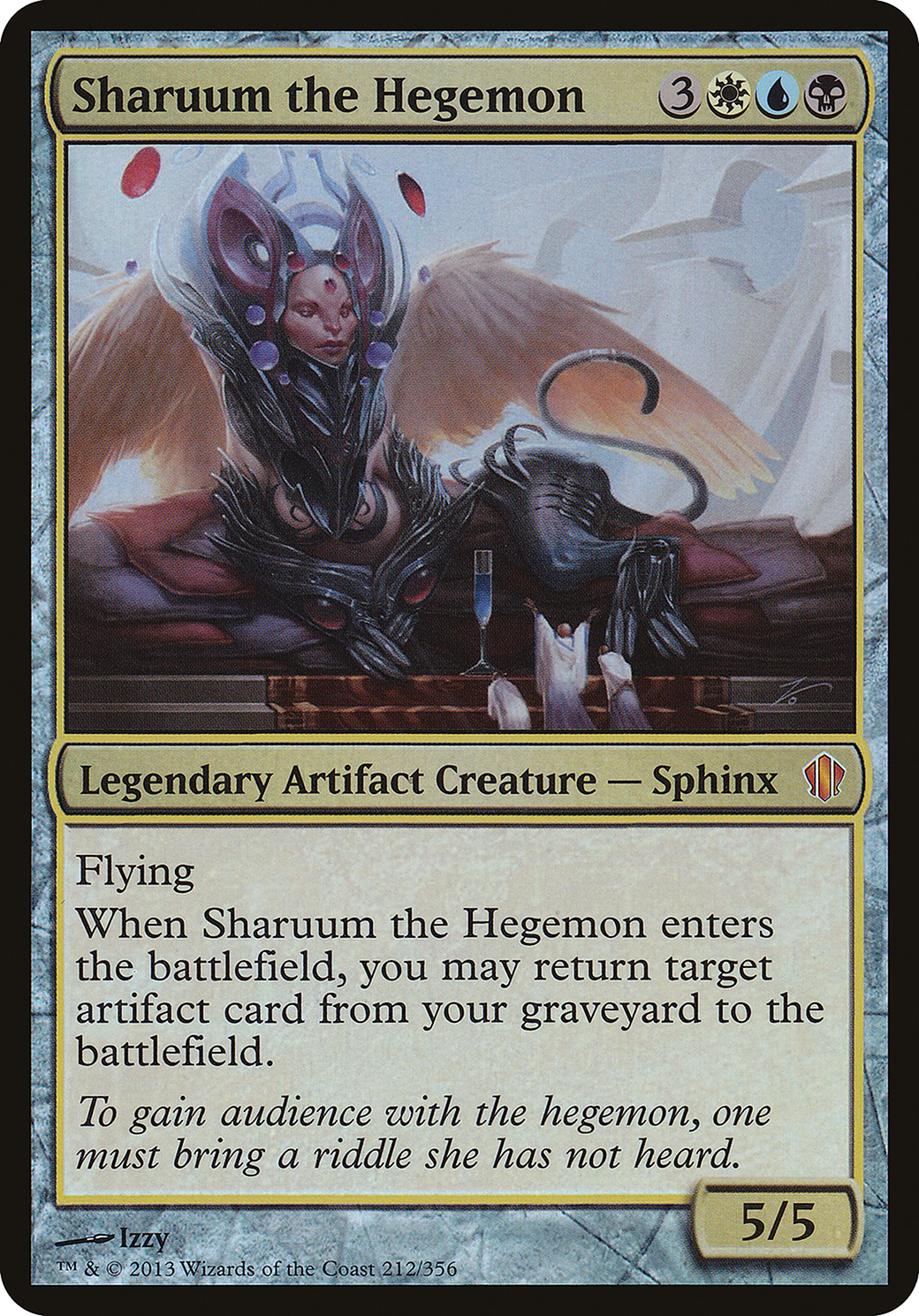 Sharuum the Hegemon (OVER-212) - Commander 2013 Oversized Foil