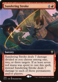 Sundering Stroke (ELD-366) - Throne of Eldraine: (Extended Art) Foil