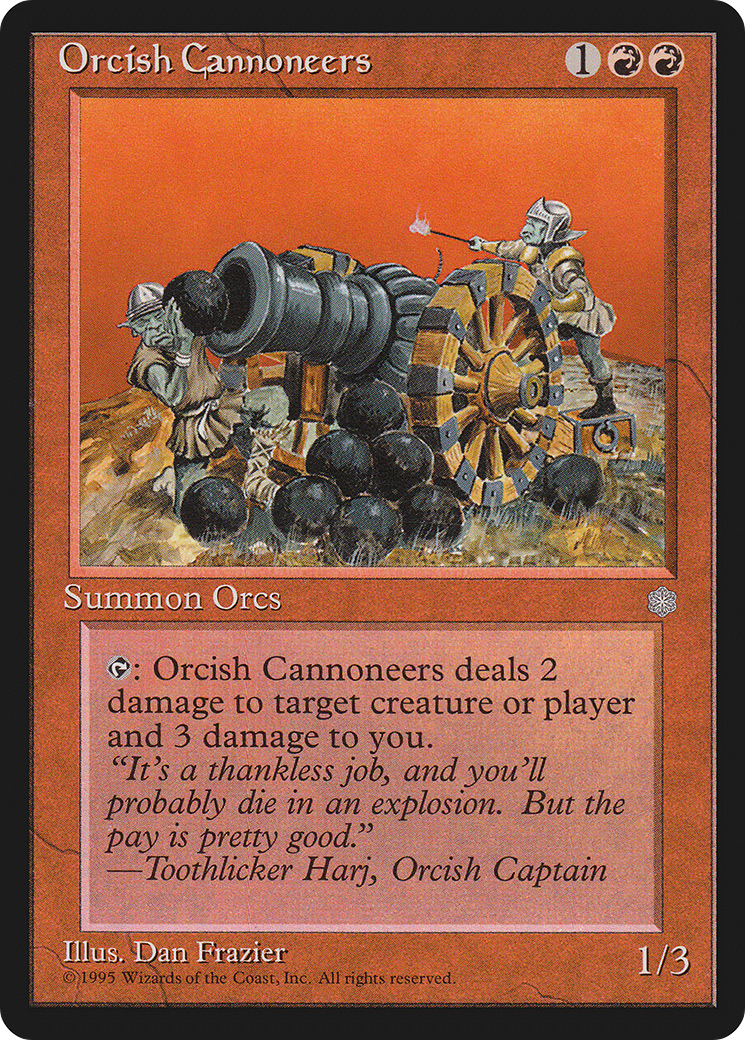 Orcish Cannoneers (ICE-205) - Ice Age