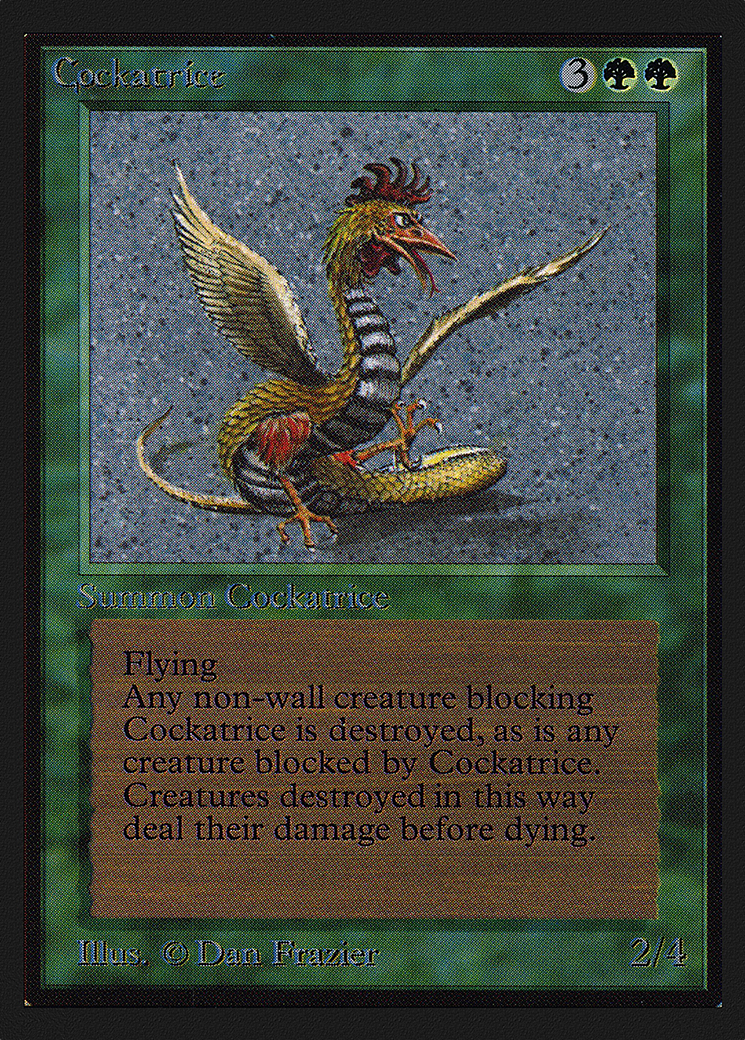Cockatrice (IED-) - Intl. Collectors' Edition