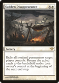 Sudden Disappearance (DKA-023) - Dark Ascension Foil