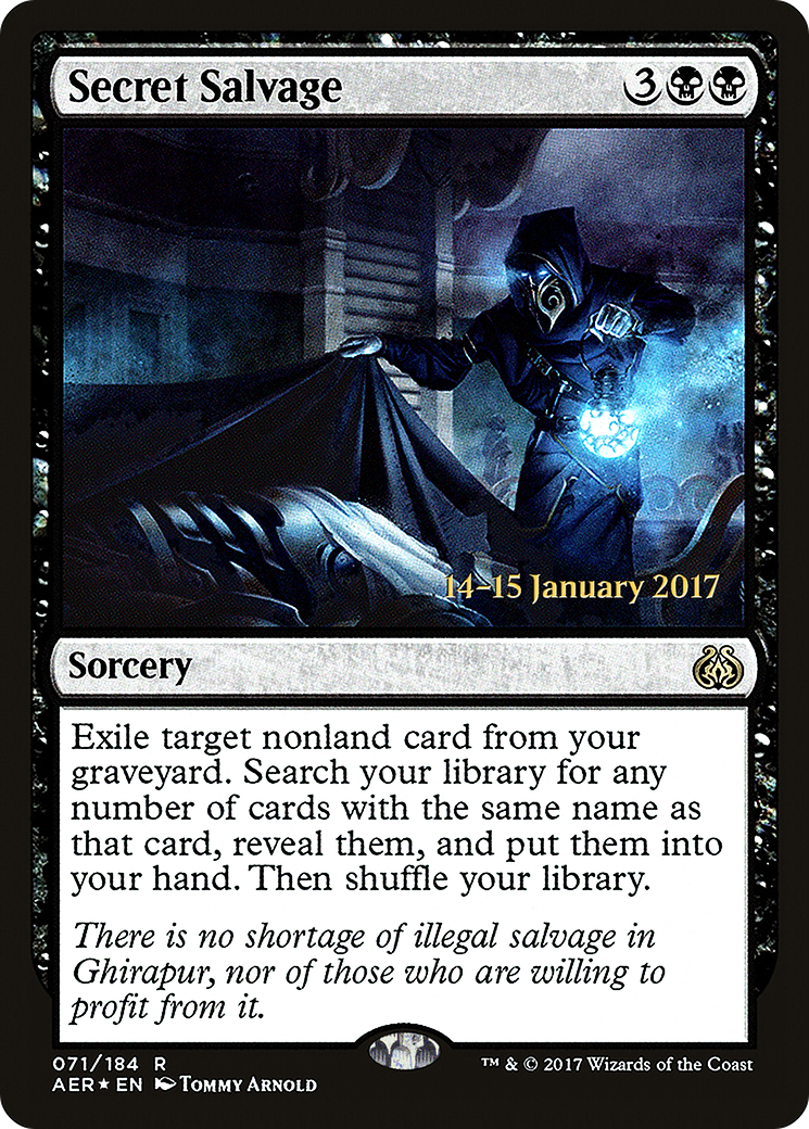 Secret Salvage (PRE-71S) - Aether Revolt Promos Foil
